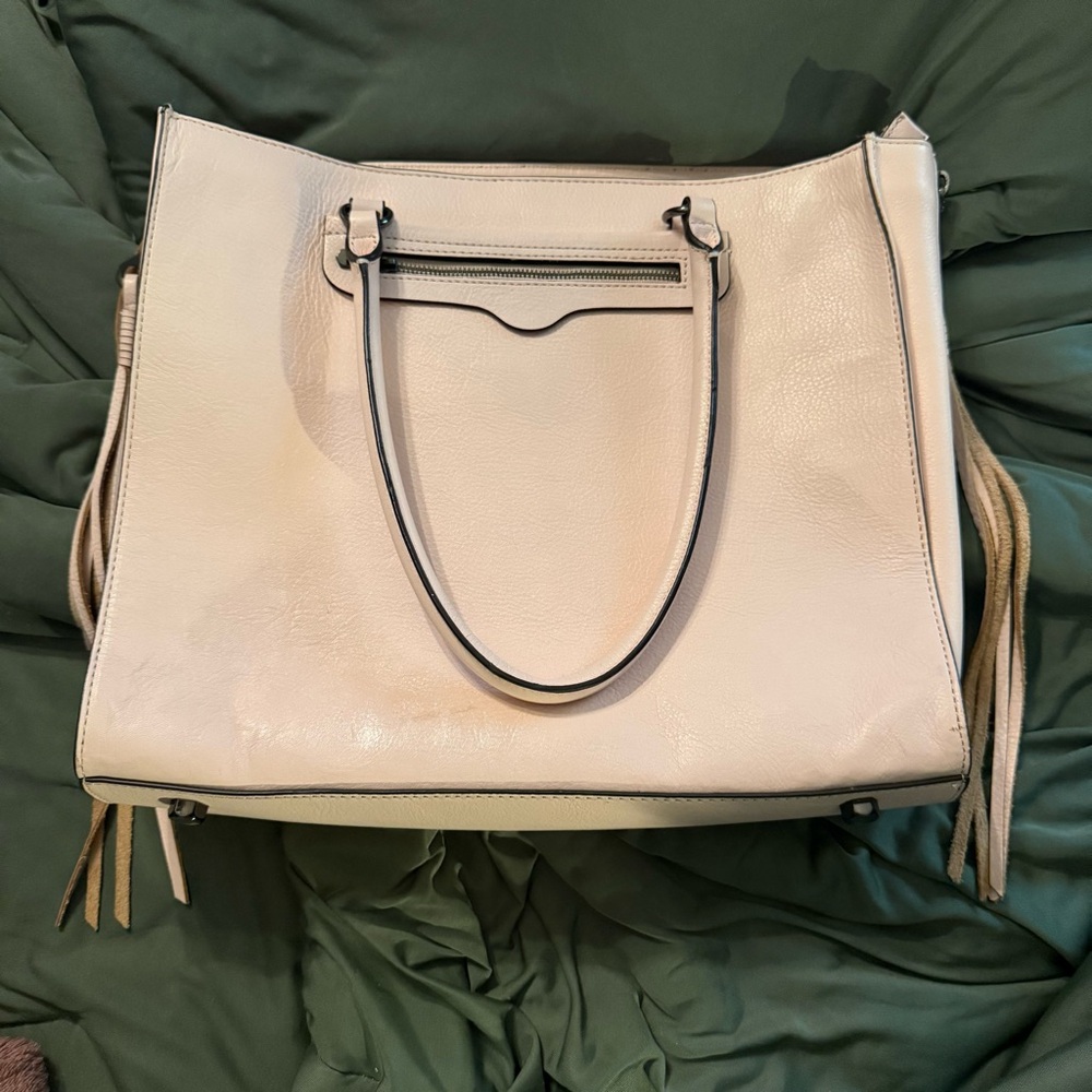 Rebecca Minkoff Cream/Light Pink Tote Bag